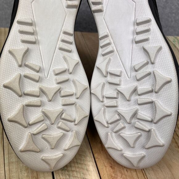 Athalonz GF2 Turf Baseball Softball Shoes Mens Size 8 Golf Black White Cleats - Picture 8 of 12